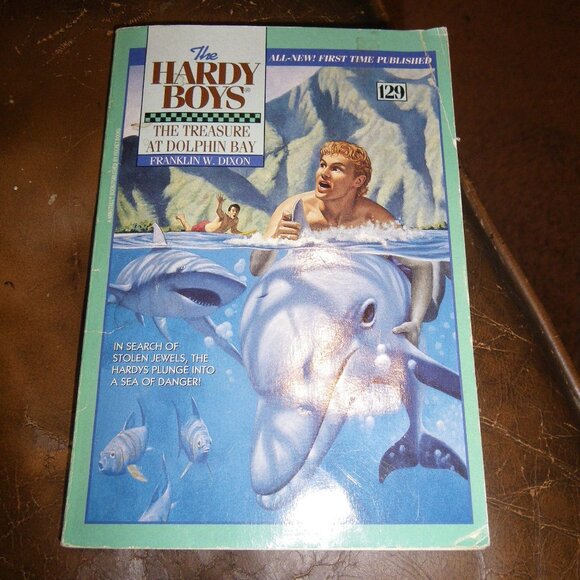 Vintage 1994 The Hardy Boys The Treasure at Dolphin Bay 129 YA Reader - Picture 1 of 2